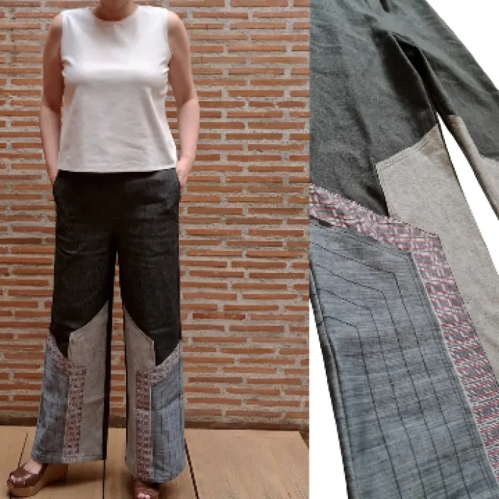 Trio Stitched Denim