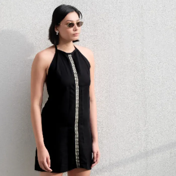 Padayon Mini Dress w/ Hablon Trims, image 4