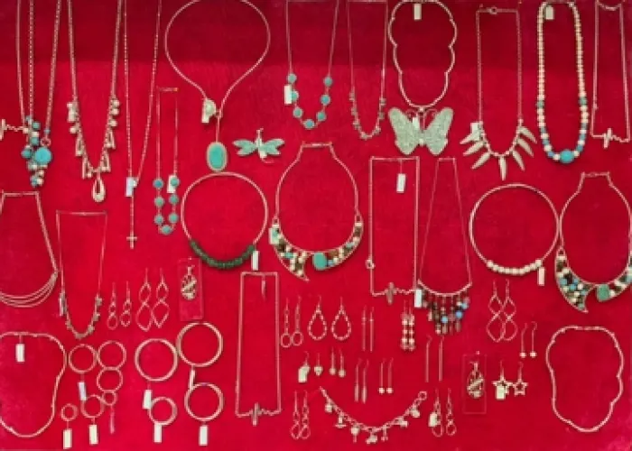 Collection of sterling silver jewelry, image 3