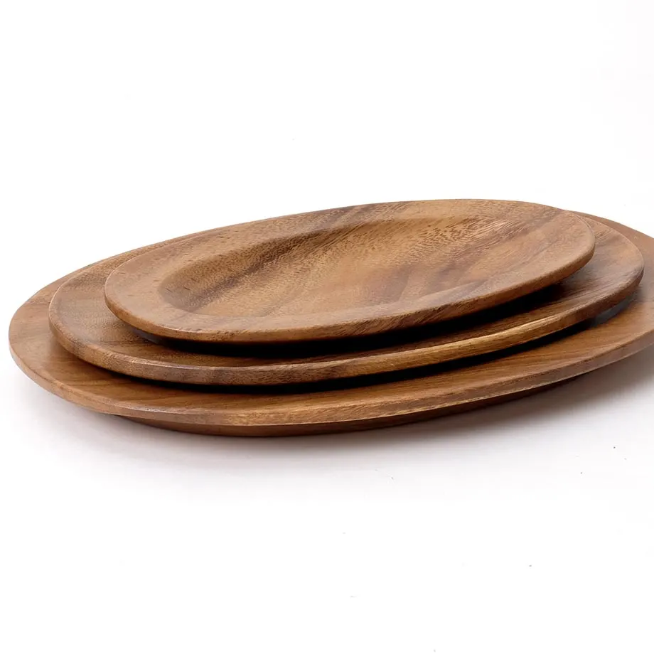 Acacia Oval Serving Tray (MF-001), image 3