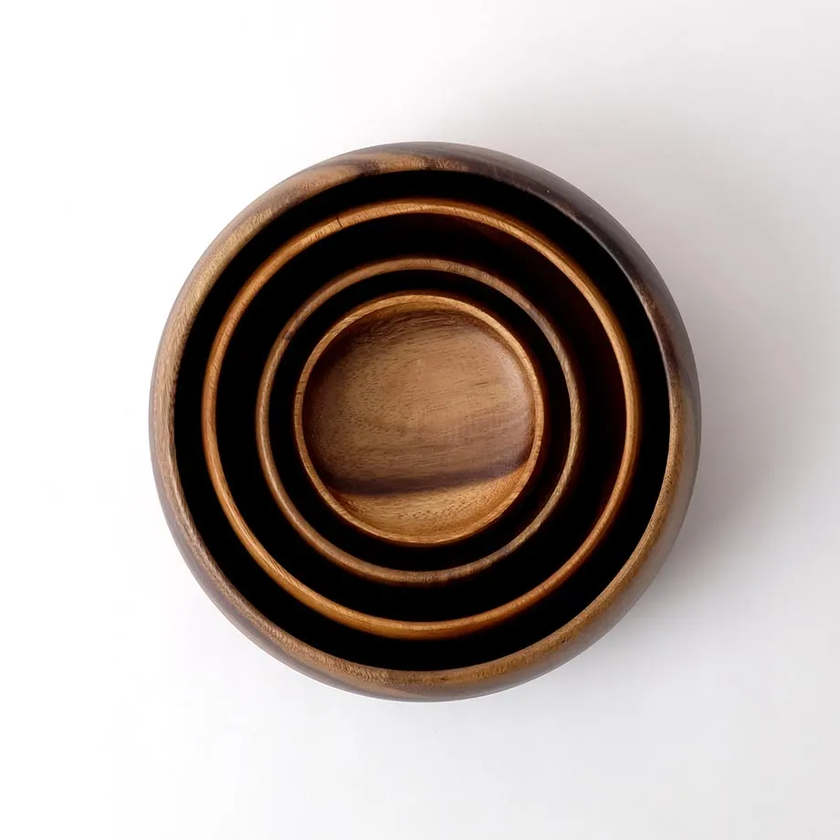 Acacia Calabash Bowl (MF-028), image 1