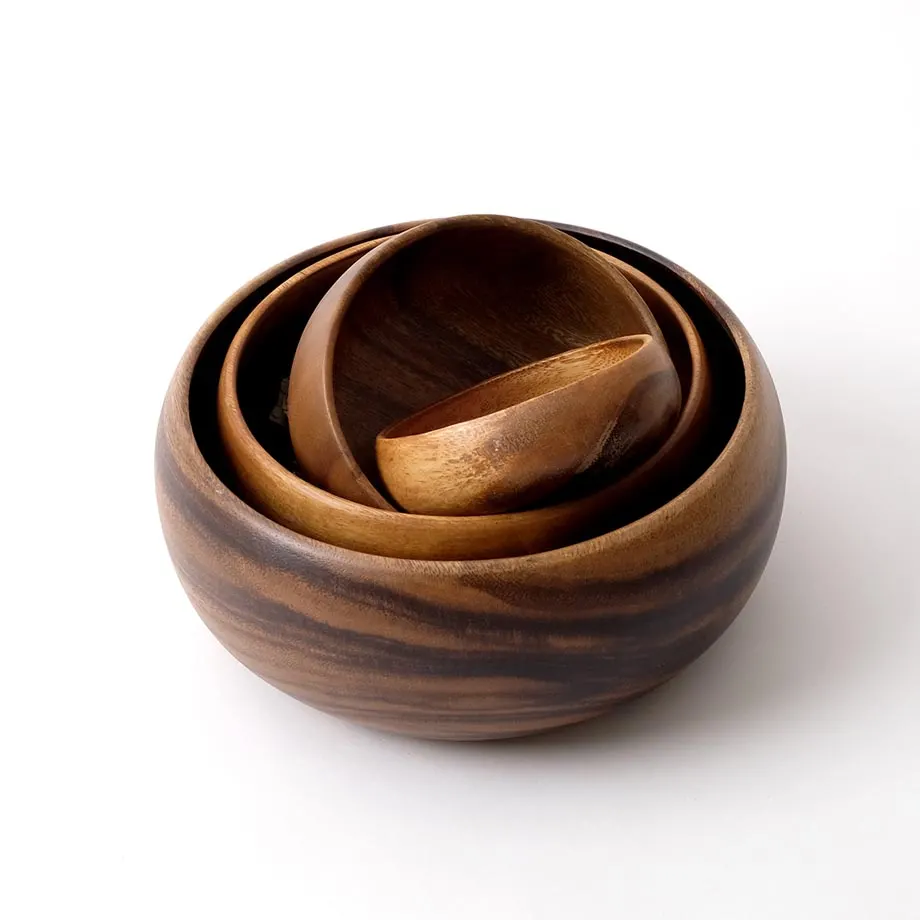 Acacia Calabash Bowl (MF-028), image 3