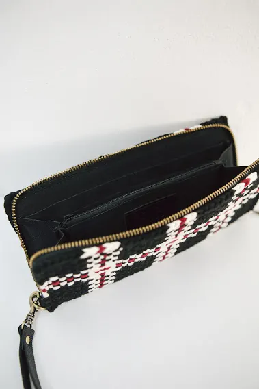 Cheska Wallet Plaid Noir, image 4