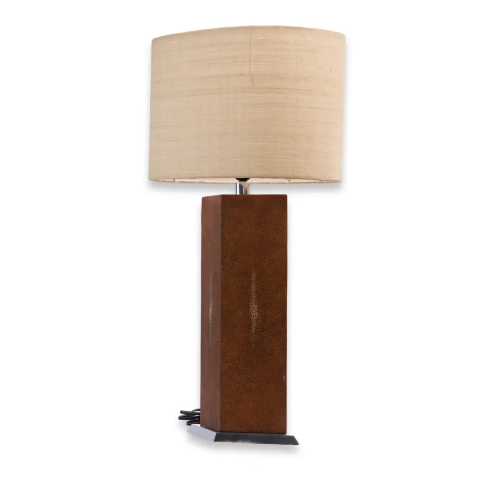 Faux Shagreen Table Lamp, image 2