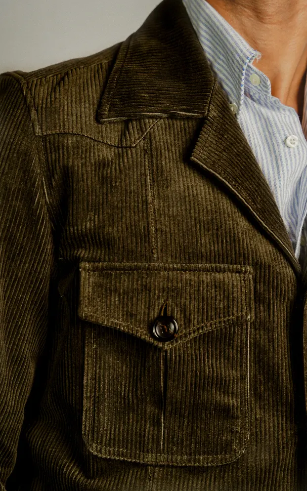 Overshirt - Corduroy - Olive