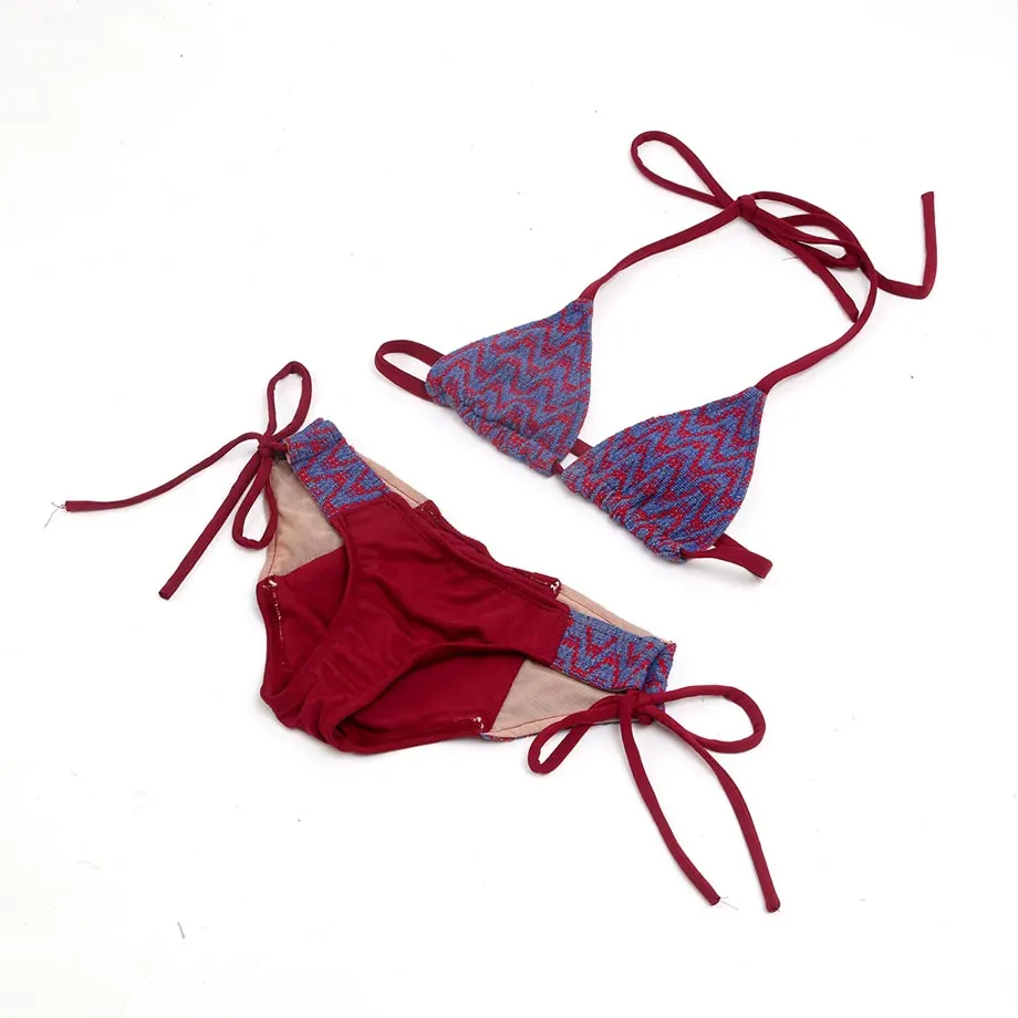 Swim / Resort Woven Swimwear bandeau + tie-style bottom, image 3