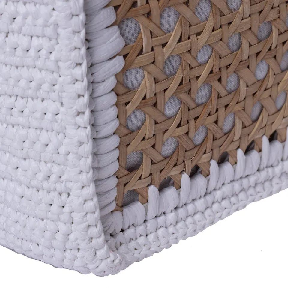 Small Straw Bag with Solihiya Design, image 5