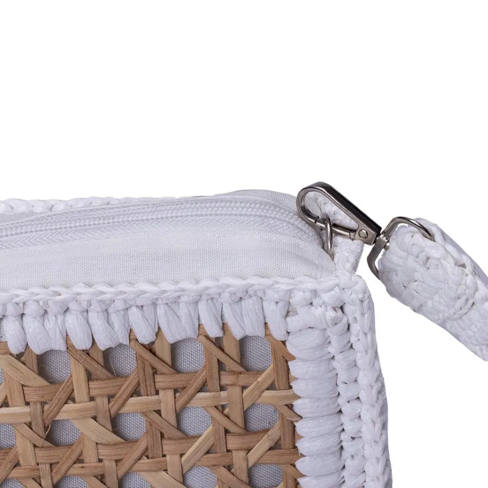 Small Straw Bag with Solihiya Design, image 4