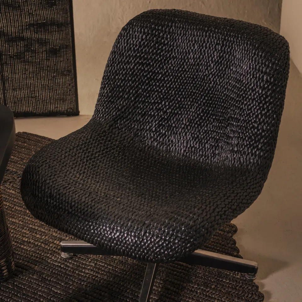 Handwoven Seat On Vintage Chair, image 5