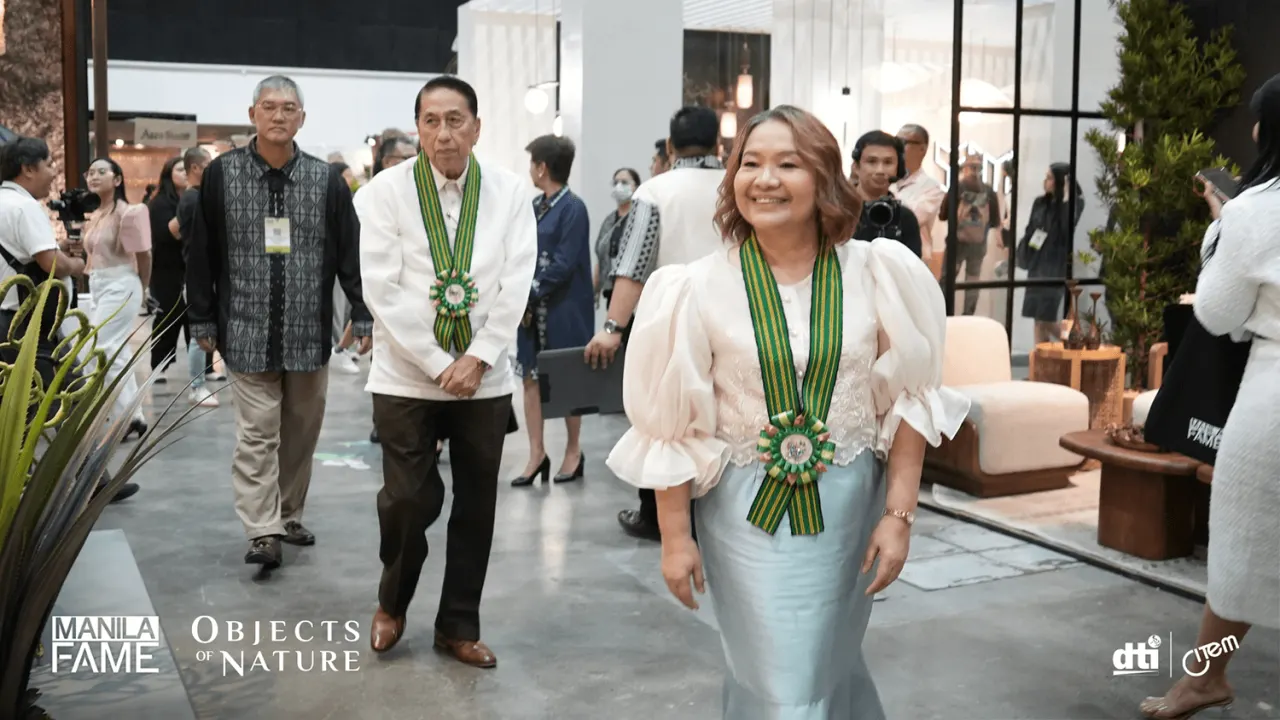 CITEM Executive Director Leah Pulido Ocampo, pictured with PHILEXPORT President Dr. Sergio Ortiz-Luis, Jr., led a tour through the halls of the World Trade Center where Manila FAME 2025 is held.