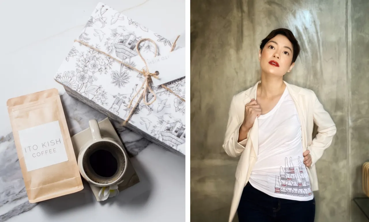 Ito Kish x Bijin Craft x Kalsada Kape gift box, Ito Kish x Zarah Juan T-shirt
