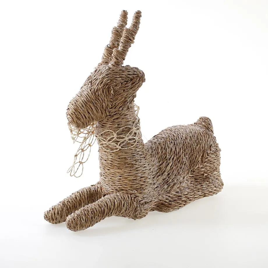 12.5”H Sitting Reindeer, image 2