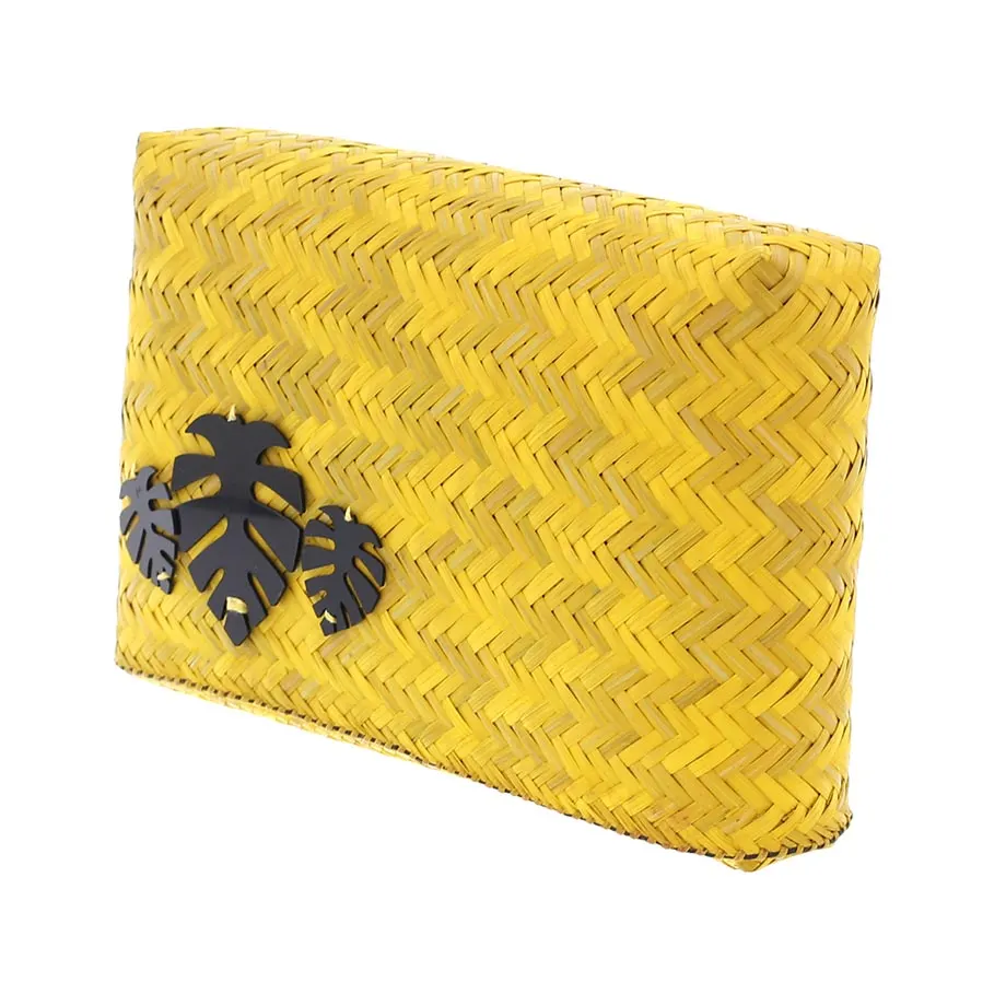 Bagtok Pouches Yellow (Monstera), image 2