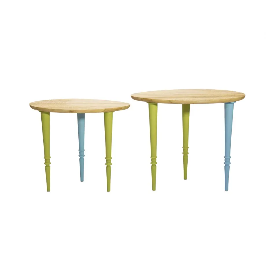 Periwinkle Nesting Table, image 2