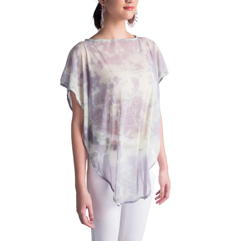 Painting Clouds Catching Stars Dip-dyed Kimona / long, image 2