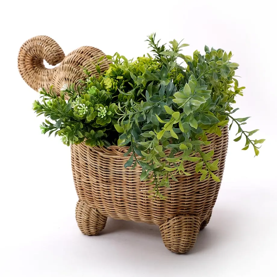 Elephant Planter (HW17-1028), image 5