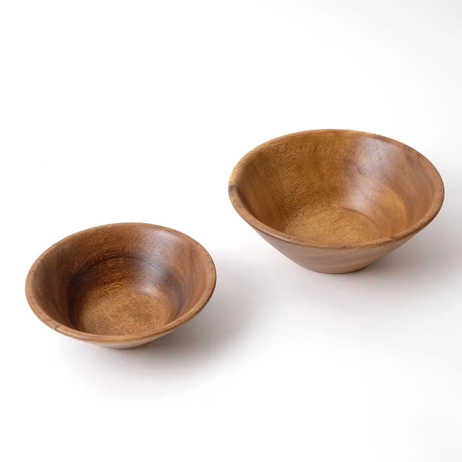 Acacia Round Tapered Bowl (MF-015), image 5
