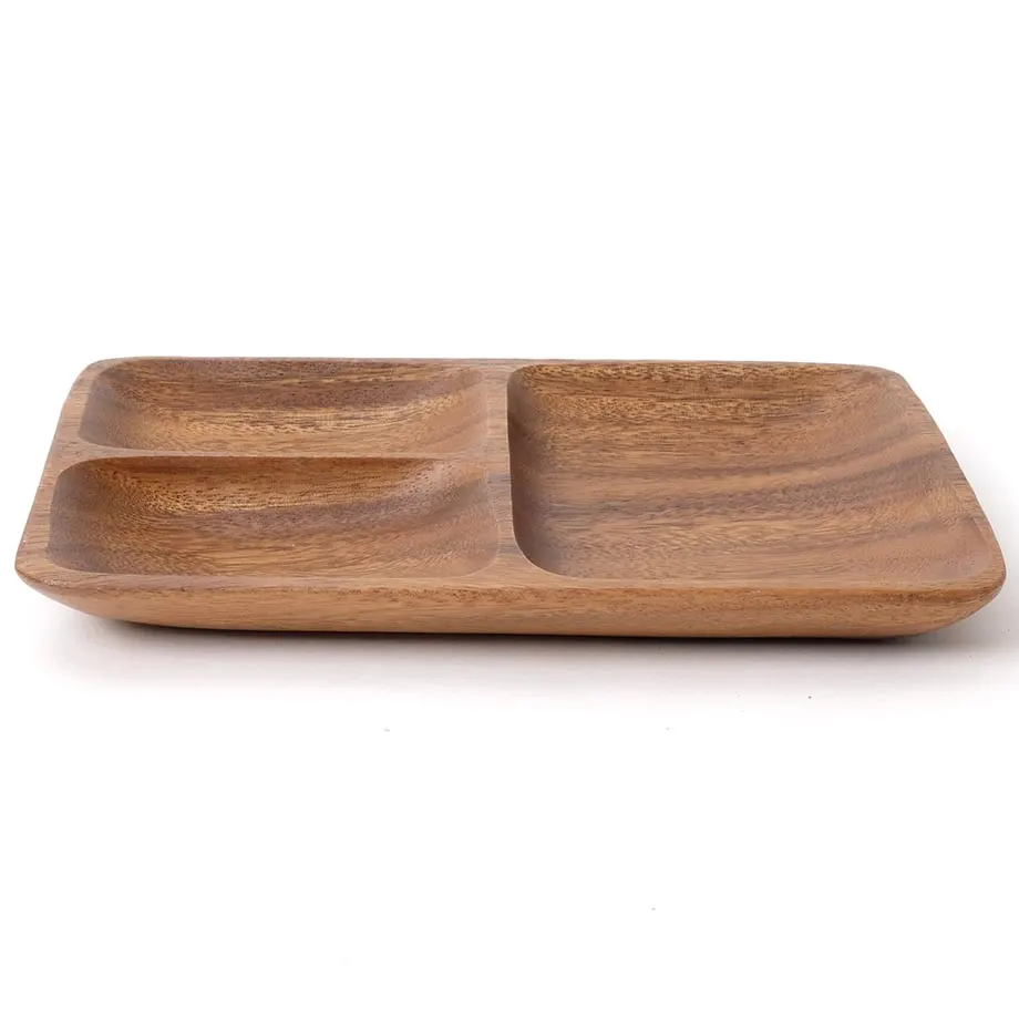 Acacia 3-Compartment Regular Tray (MF-014), image 2