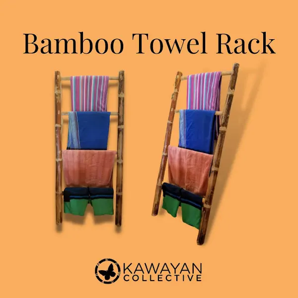 Bamboo Towel Rack