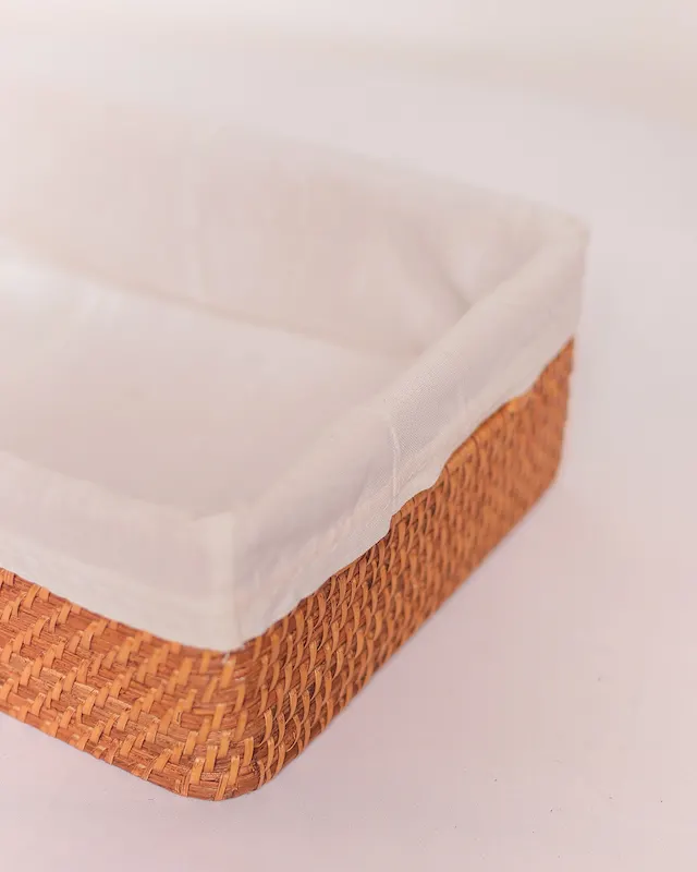 Rattan Organizer with Lining, image 5