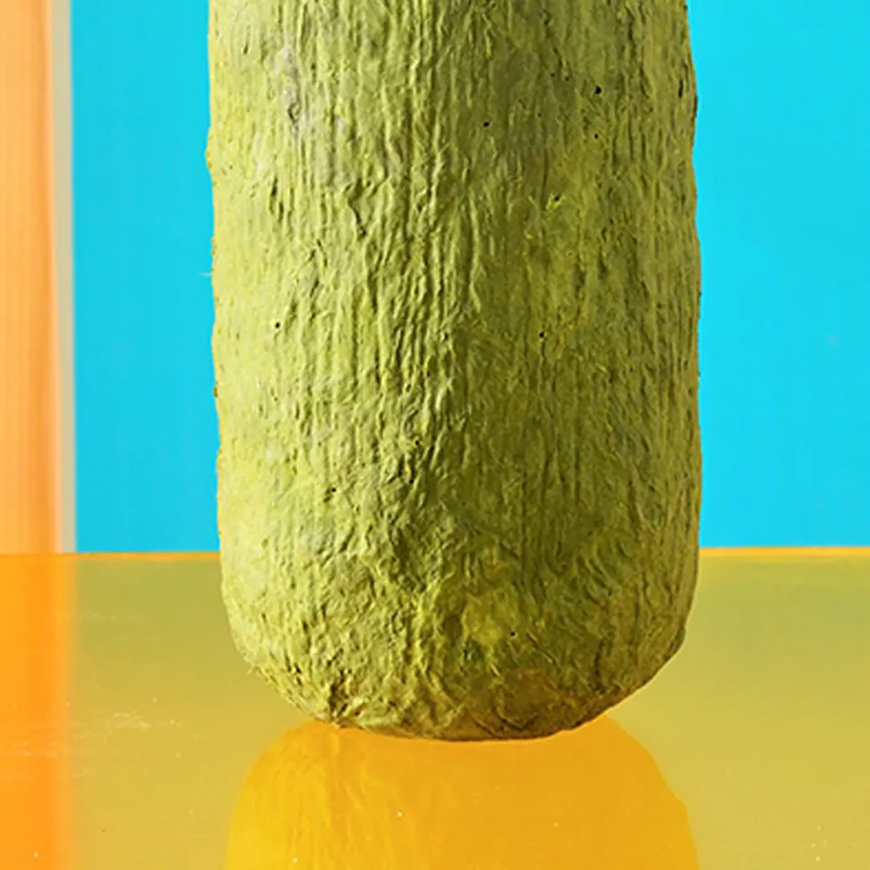 Wood Bark Paper Clay Vase, image 4