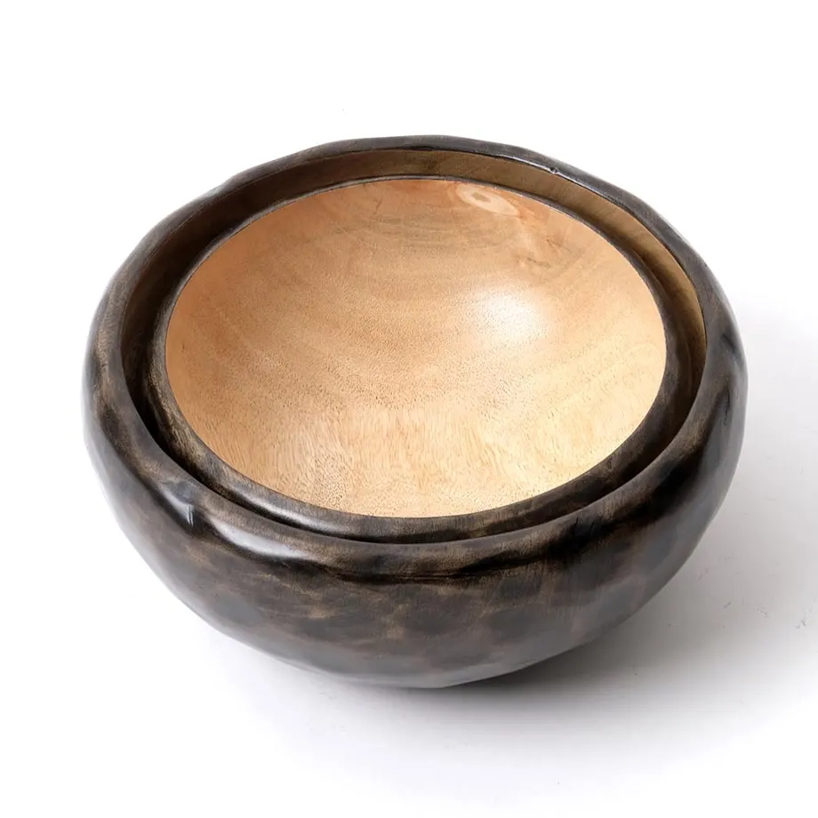 AMB20-03 Round chiselled bowl and AMB20-04 Round chiselled bowl, large, image 5