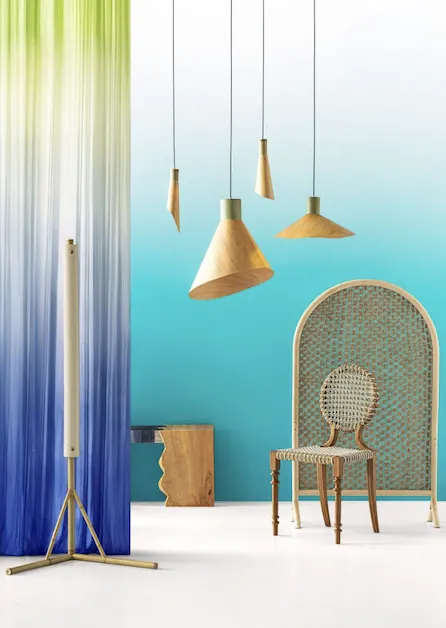 SHELMED Rattan & Abaca Partition, image 2