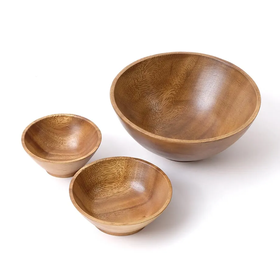 Acacia Tapered Footed Bowl (MF-002), image 2