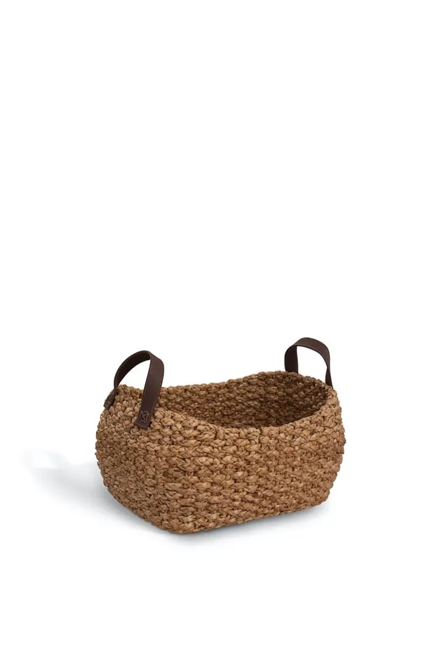 Braided Bangkuang Low Basket
