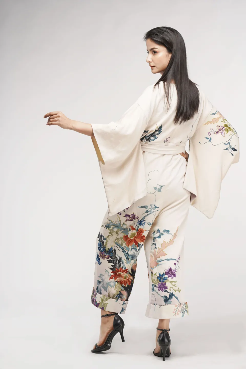 Flowers Kimono Jump suit, image 2
