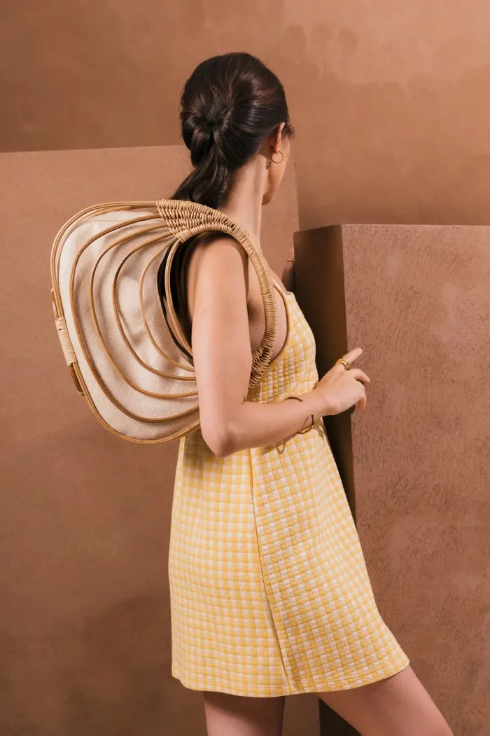 Curba Handbag in Natural, image 2