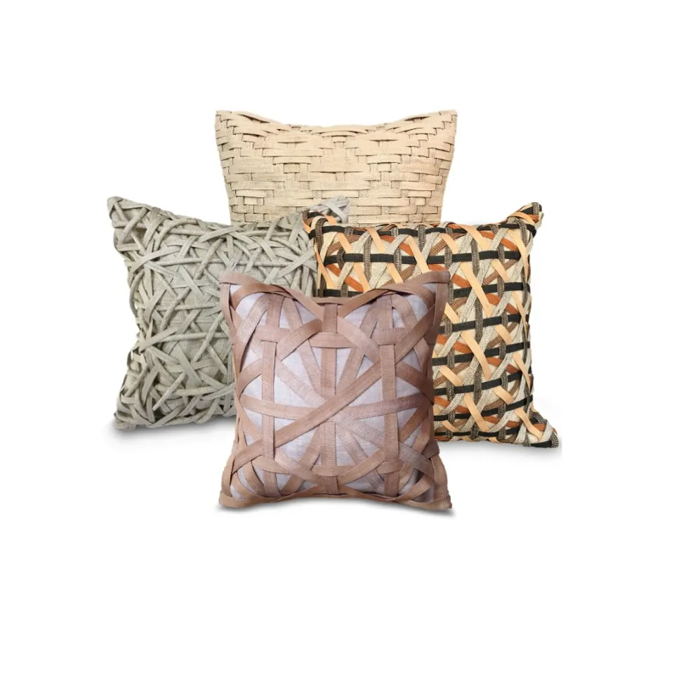 Tnalak Cushion Cover Woven Strips 