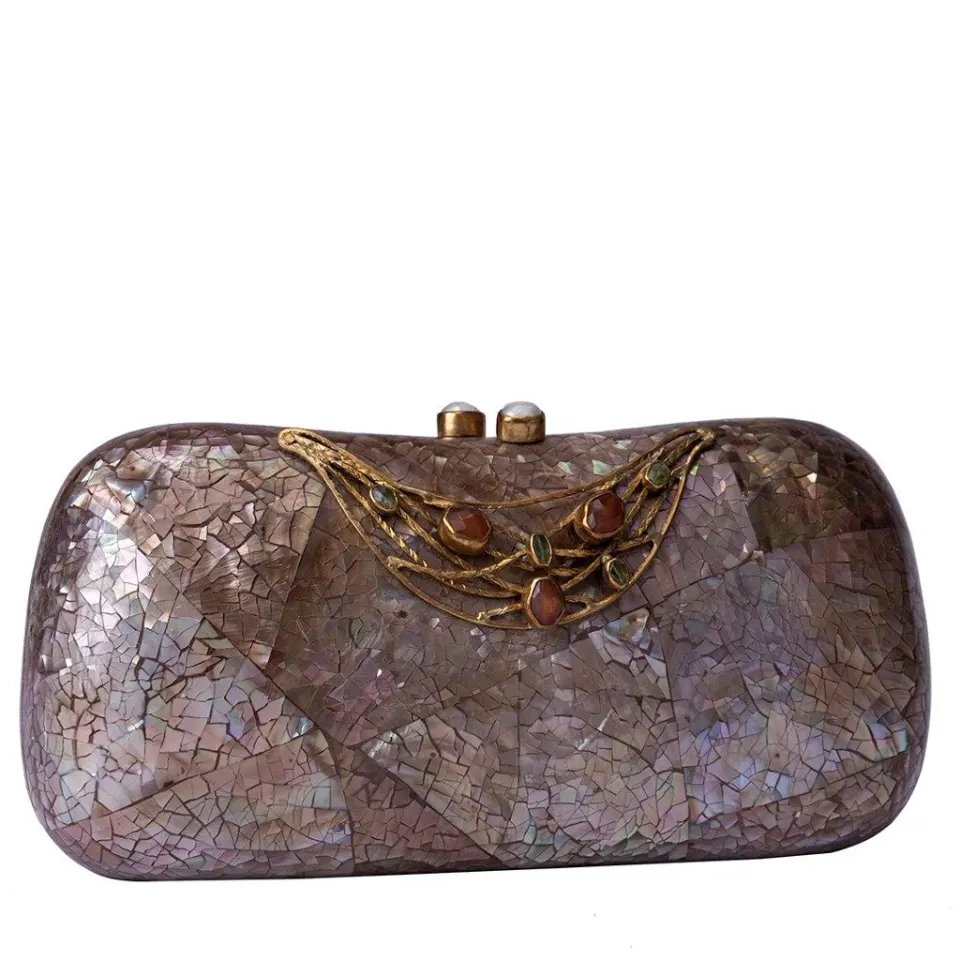 Aurora clutch (bronze) , image 1