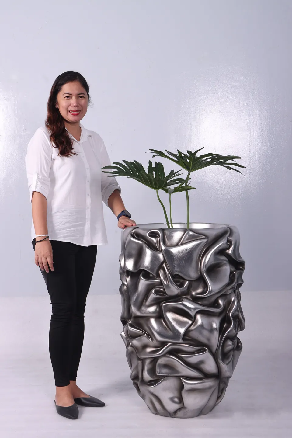 Tela Planter in silverleaf, image 6