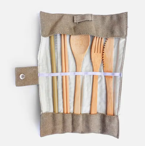 Lakbawayan™ Bambootensils [Cutlery Set] (260 Plastic Utensils Eliminated Yearly) 