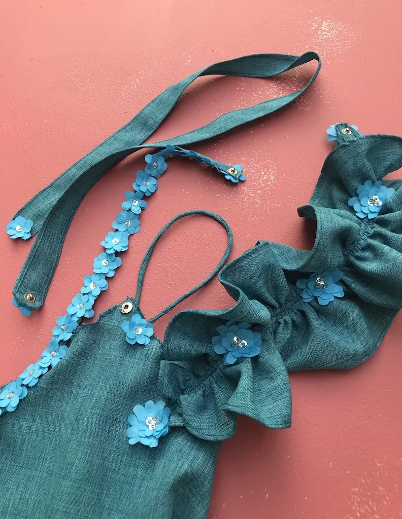 ‘ DAHLIA ’ Dress (with option for interchangeable straps), image 3