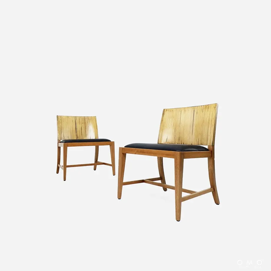 Bamboo Dining Chair (wide), image 3