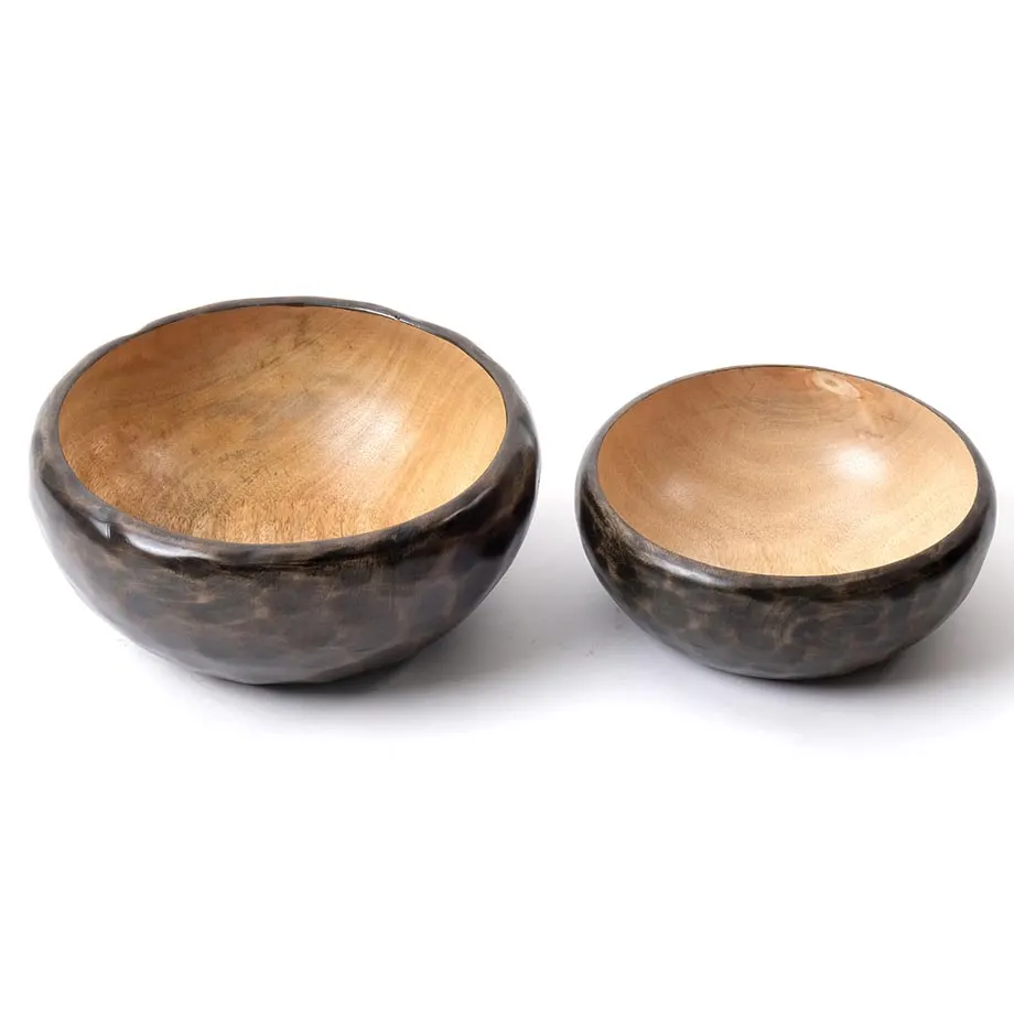 AMB20-03 Round chiselled bowl and AMB20-04 Round chiselled bowl, large, image 4