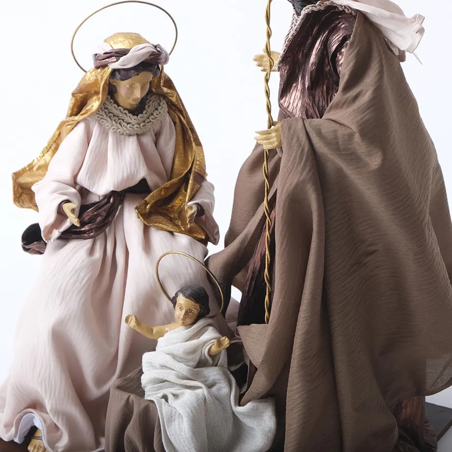 Gilded Nativity Set (D24DEV25), image 2