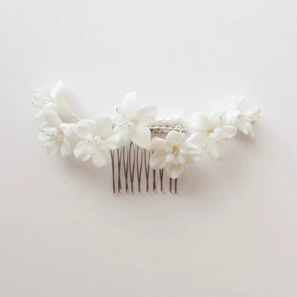 White Lily Dainty Comb, image 2
