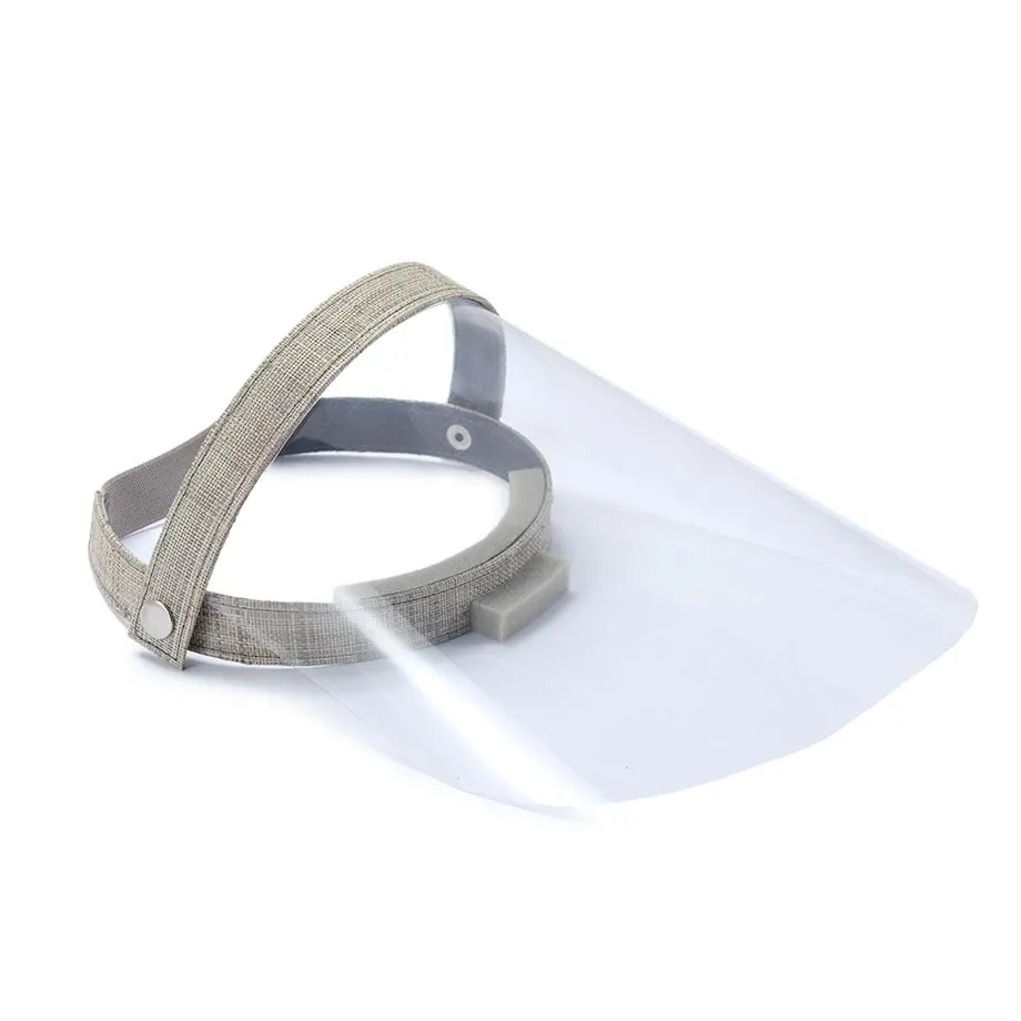RAFFIA FACE SHIELD (GRAY), image 1