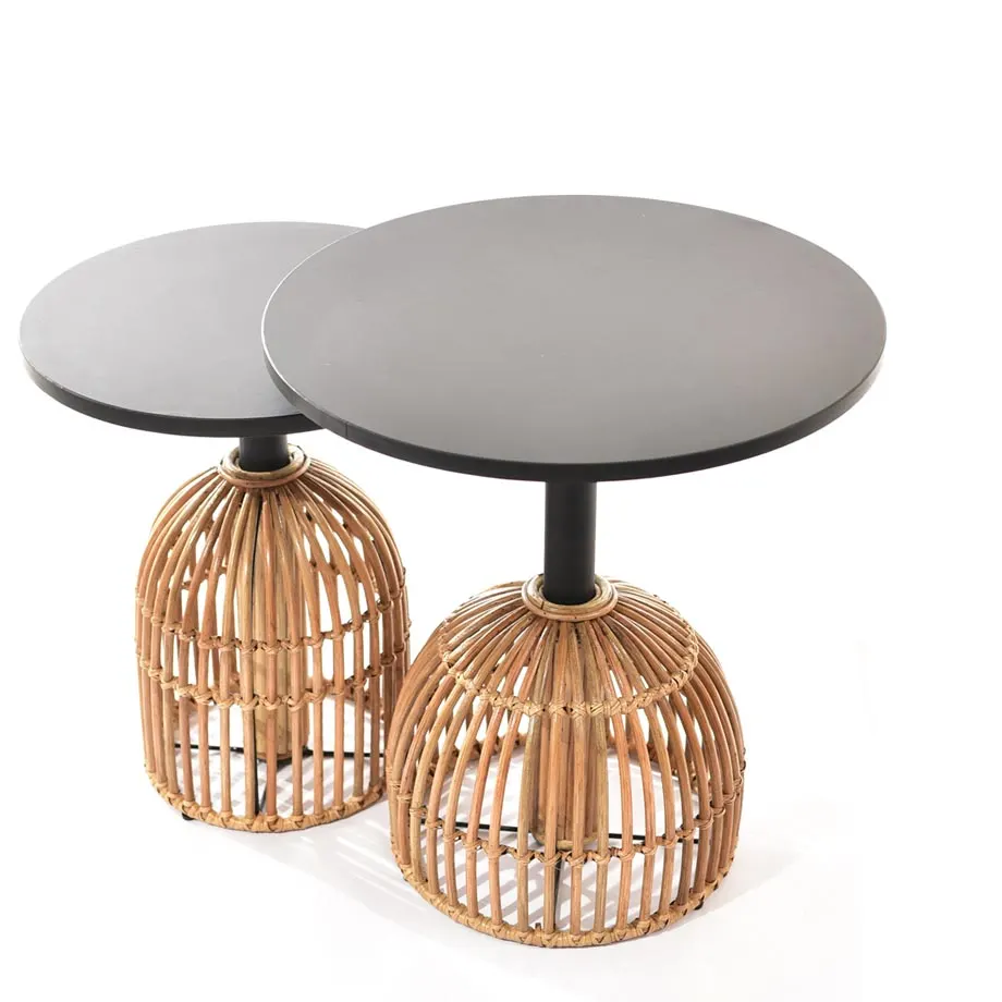 Bunot (Coconut Husk) Twin Side Table, image 1