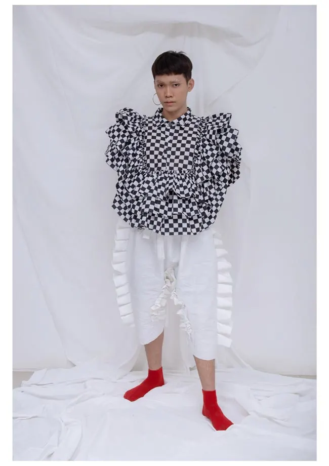 Racegurl Ruffled Top