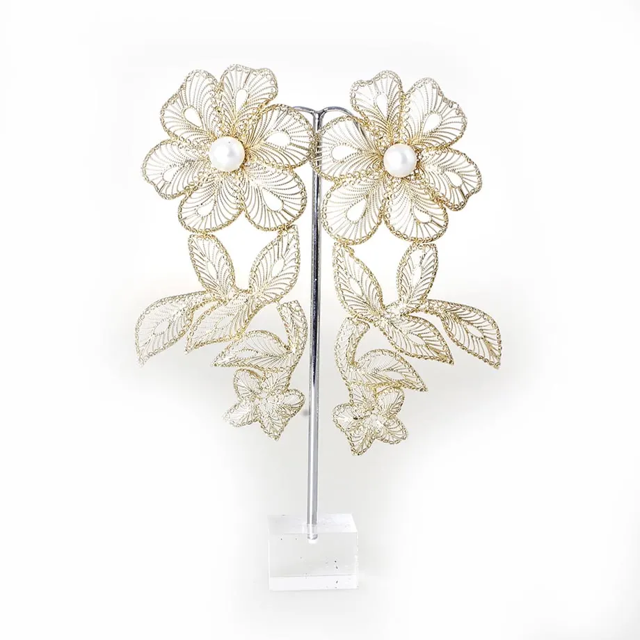 Gumamela Filigree Earring, image 4