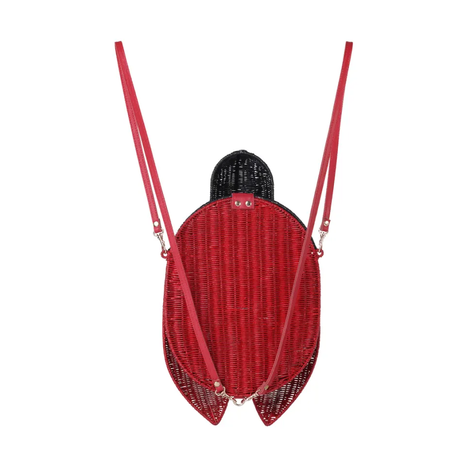 OM17-1152 RATTAN LADY BUG BACKPACK , image 3