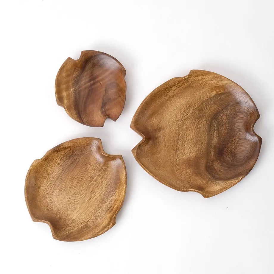 Acacia Dented Irregular Tray (MF-007), image 3