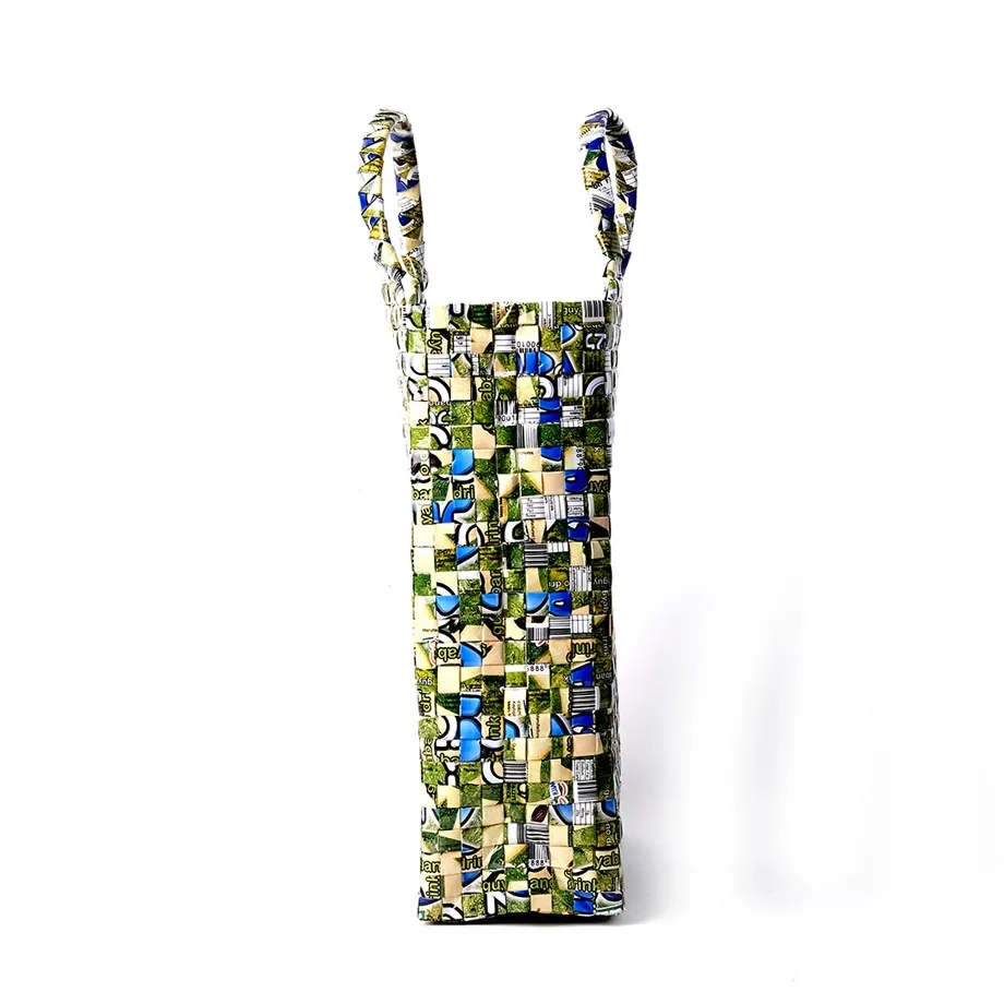 Tall Woven Square Tote (WV10-06-49), image 2