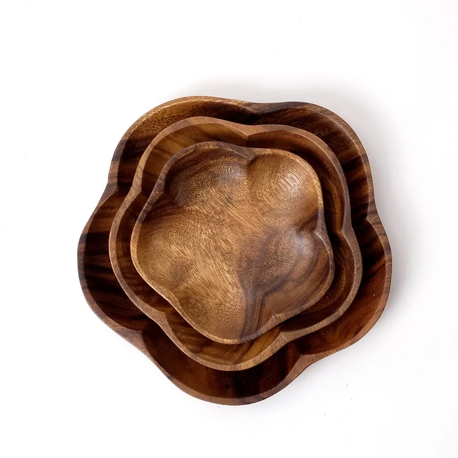 Acacia Flower Shape Tray (MF-021), image 1
