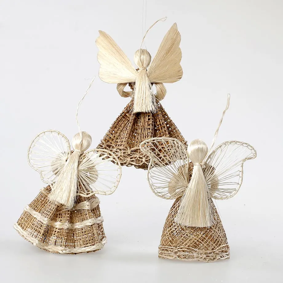 6” Burlap Angels, image 5