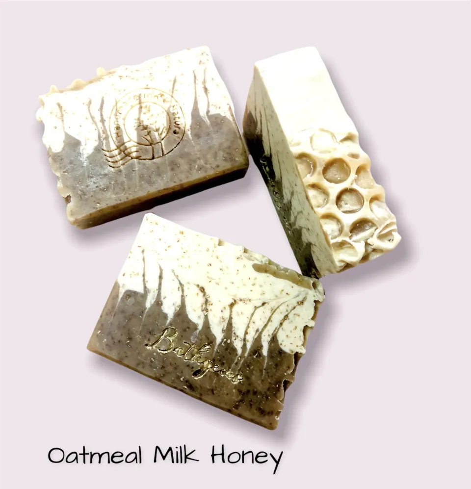 Oatmeal Milk Honey Soap Bar, image 1